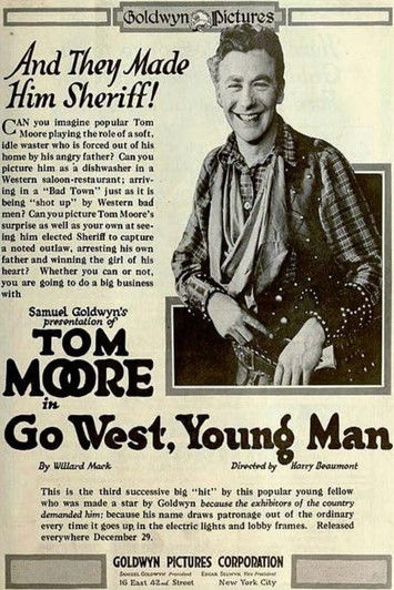Go West, Young Man Poster