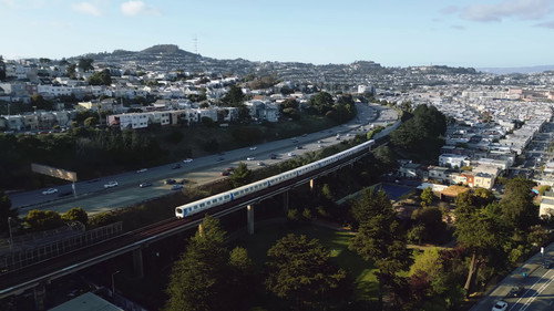 Tunnel Vision: An Unauthorized BART Ride Backdrop Blur
