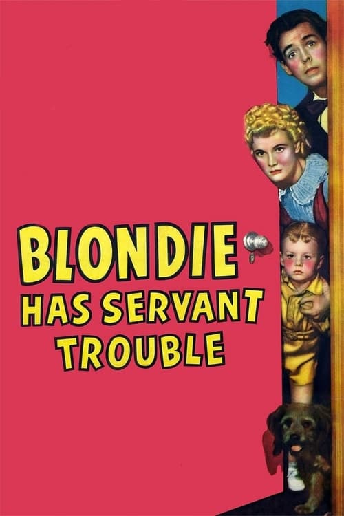 Poster Blondie Has Servant Trouble 1940
