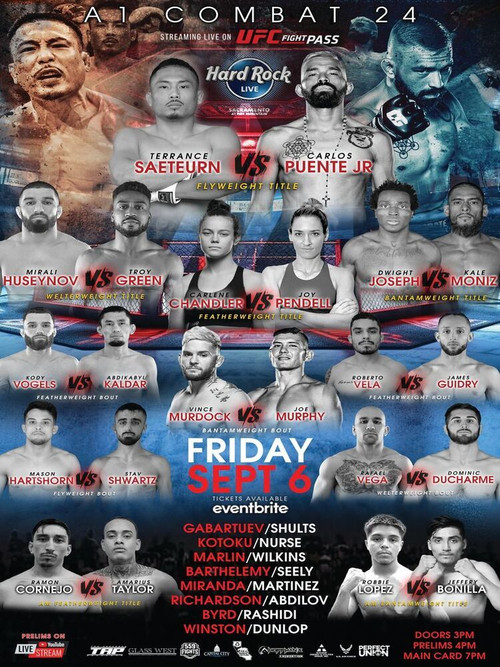 Urijah Faber's A1 Combat 24: Saeteurn vs. Puente Jr.