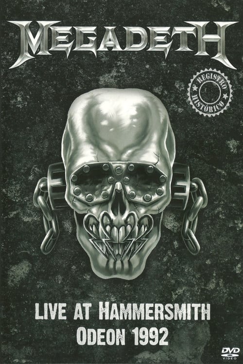 Megadeth - Live at Hammersmith Odeon (1992) poster
