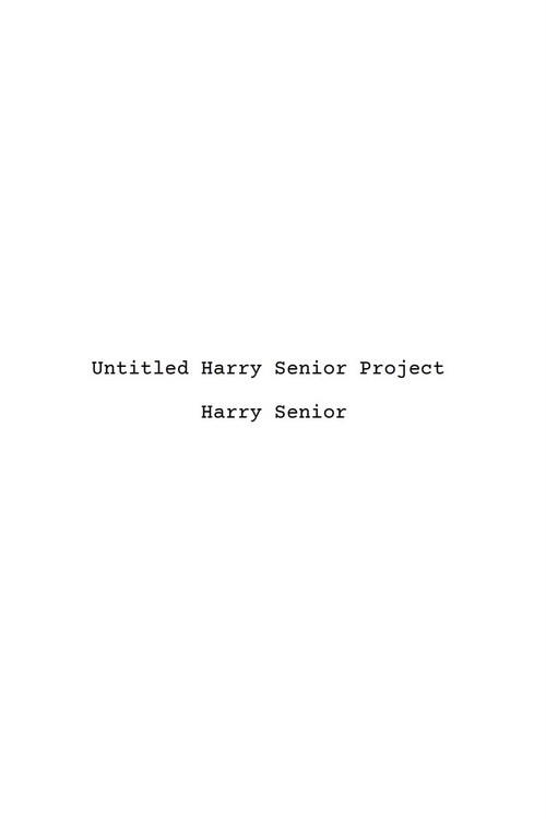 Untitled Harry Senior Project poster
