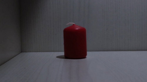 Red Candle Backdrop Blur