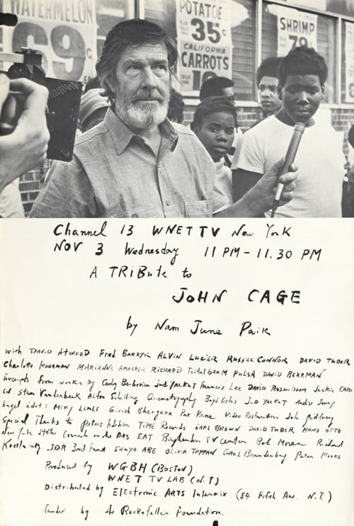 A Tribute to John Cage 1976
