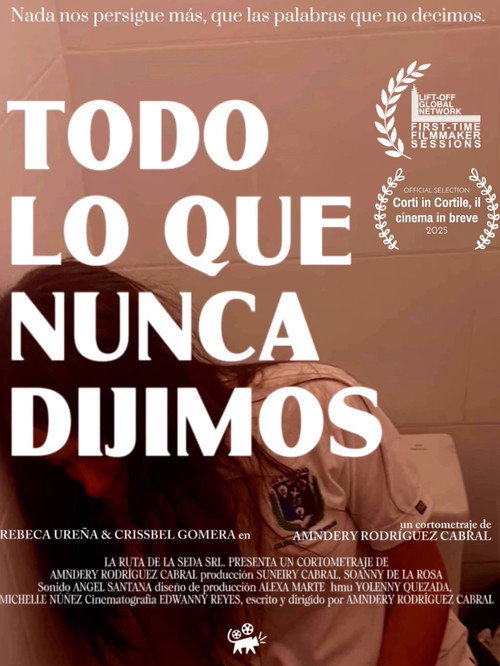 Póster oficial de The Words We Never Said (2025)