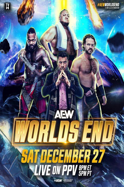 AEW Worlds End 2025 poster