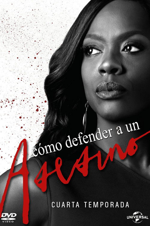 Póster de la temporada 4 de la serie Cómo defender a un asesino