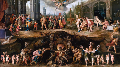 Virtues and Vices Backdrop Blur