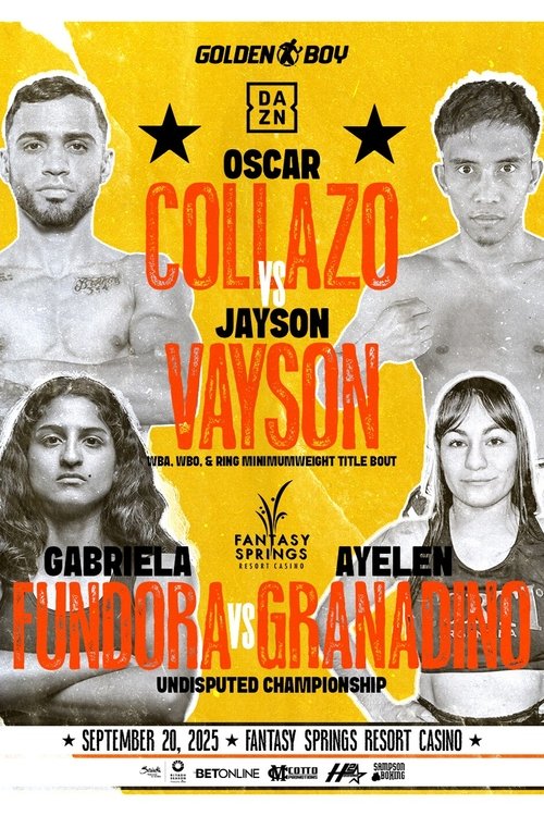 Poster for Oscar Collazo vs. Jayson Vayson (2025)