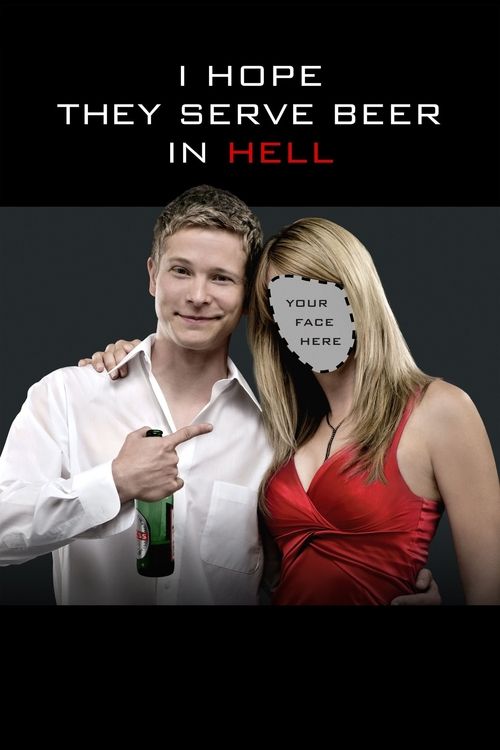 Grootschalige poster van I Hope They Serve Beer in Hell