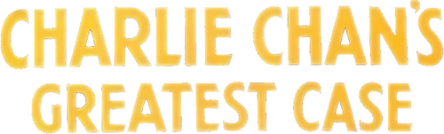 Charlie Chan's Greatest Case