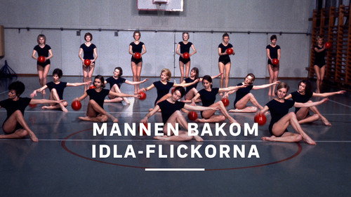 Mannen bakom Idla-flickorna Backdrop Blur