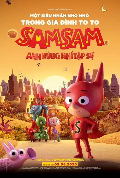 Poster SamSam: Anh Hùng Nhí Tập Sự
