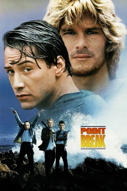 In Los Angeles, a gang of bank robbers who call themselves The Ex-Presidents commit their crimes while wearing masks of Reagan, Carter, Nixon and Johnson. Believing that the members of the gang could be surfers, the F.B.I. sends young agent Johnny Utah to the beach undercover to mix with the surfers and gather information.