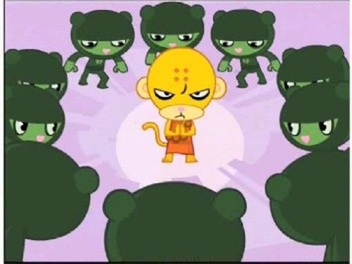 Escena del episodio 4 de la temporada 0 de la serie Happy Tree Friends