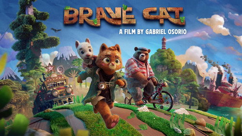 Brave Cat Backdrop Blur