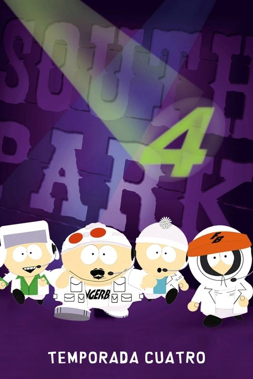Ver temporada 4 de South Park Póster de la temporada 4 de la serie South Park