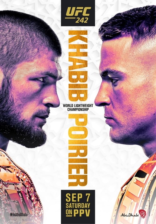 Poster UFC 242: Khabib vs. Poirier 2019