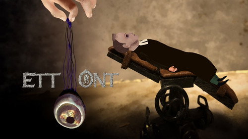 Ett ont Backdrop Blur