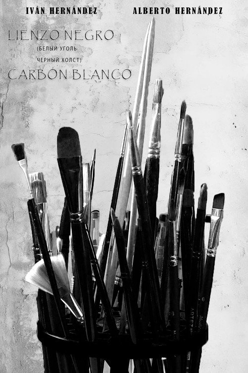 LIENZO NEGRO CARBÓN BLANCO