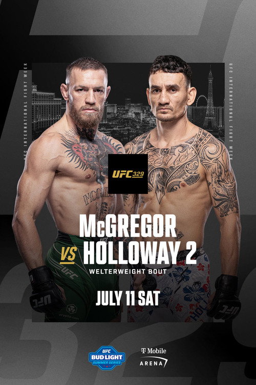 UFC 329: McGregor vs. Holloway 2 Poster