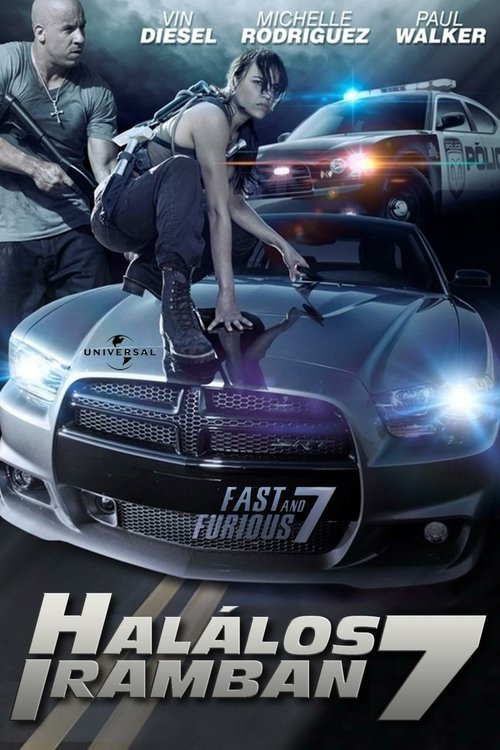 Halálos iramban 7. movie poster player