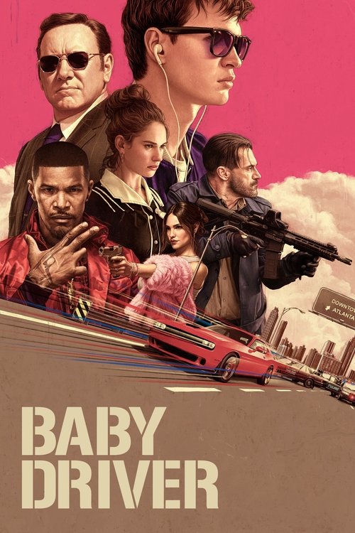 Grootschalige poster van Baby Driver