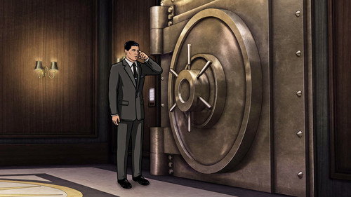 Archer S13E06 — Bank Run at Mr. Bank's Bank episode still