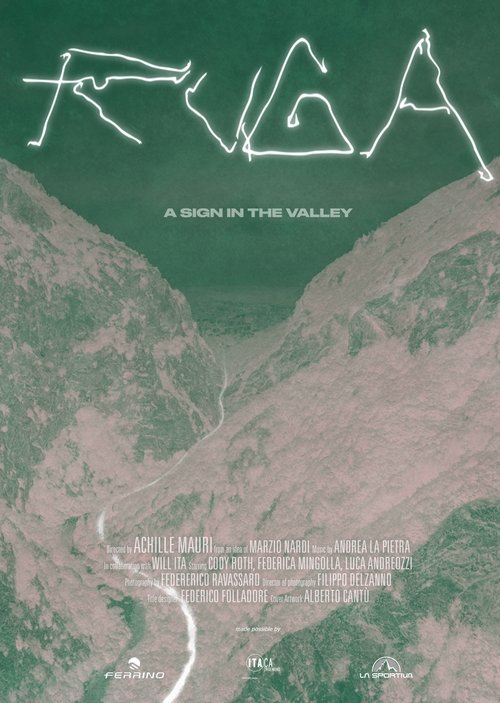 Ruga - A sign in the valley