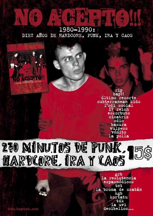 No acepto!!! 1980-1990: diez años de hardcore, punk, ira y caos 2007