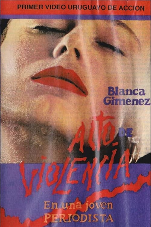 Poster Acto de violencia en una joven periodista 1988