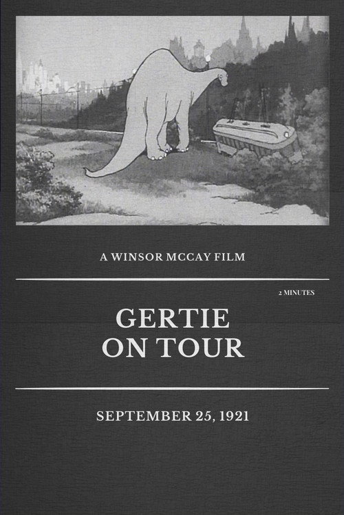 Póster oficial de Gertie on Tour (1921) - Comedy