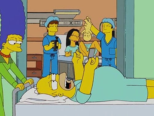 Escena del episodio 2 de la temporada 19 de la serie Los Simpson