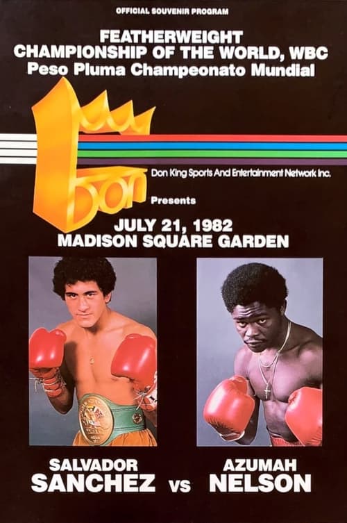 Salvador Sanchez vs. Azumah Nelson (1982) poster
