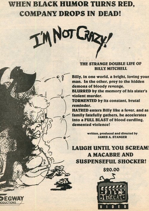 I'm Not Crazy (1989) poster