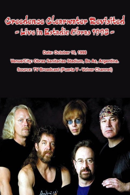 Creedence Clearwater Revisited Live Buenos Aires 1998 movie poster player