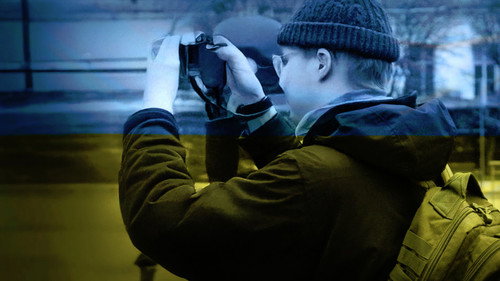 Merkintöjä Ukrainasta Backdrop Blur