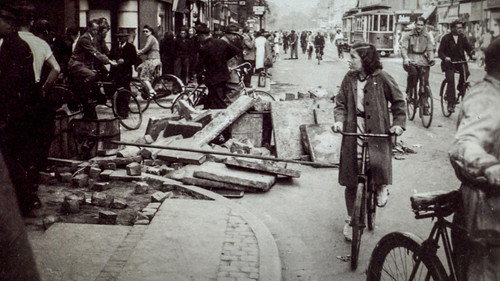 Istedgade overgiver sig aldrig - Oprør mod nazisterne Backdrop Blur