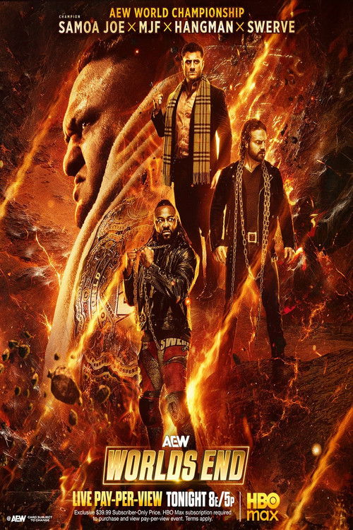 AEW Worlds End 2025 poster