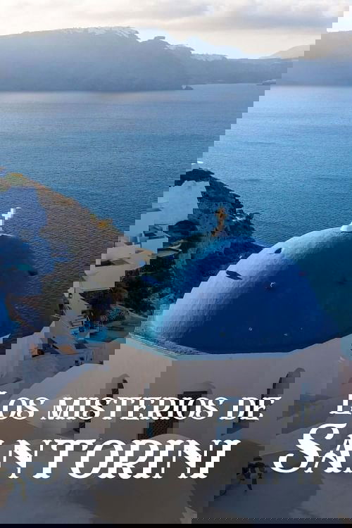 La historia volcánica de Santorini