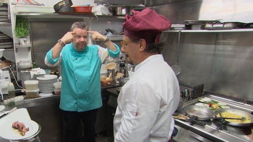 Escena del episodio 9 de la temporada 7 de Pesadilla en la cocina