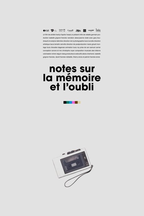 Notes sur la mémoire et l’oubli (2022)