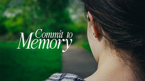Commit to Memory Backdrop Blur