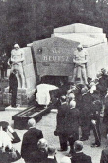 Solemn Interment of the Remains of General J.B. van Heutsz poster