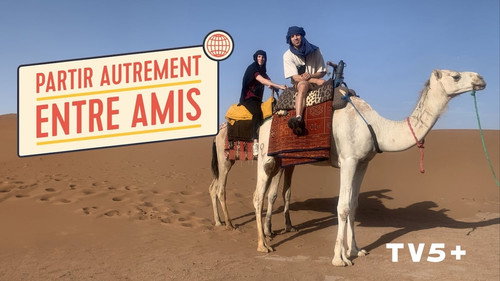 Partir autrement entre amis Backdrop Blur