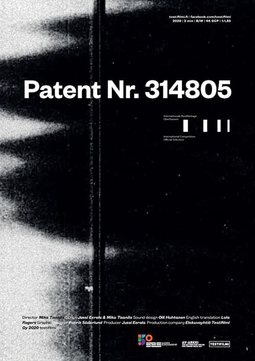 Patent Nr. 314805 Movie Poster Image