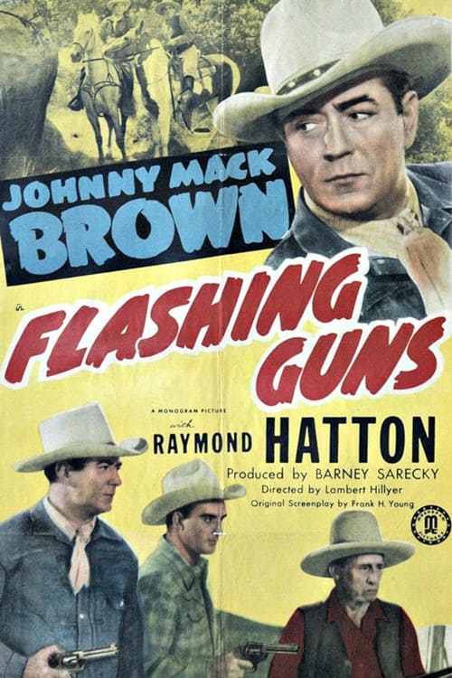 Poster Flashing Guns 1947