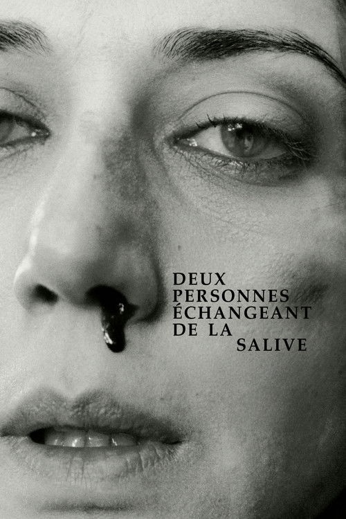 Two People Exchanging Saliva poster