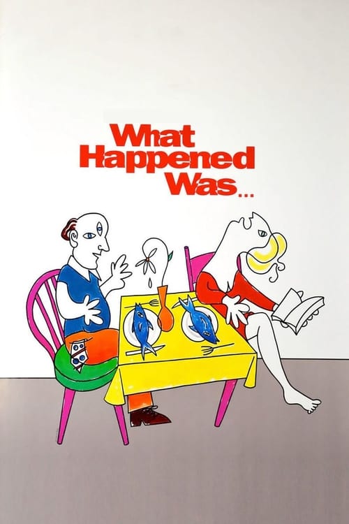 Grootschalige poster van What Happened Was...