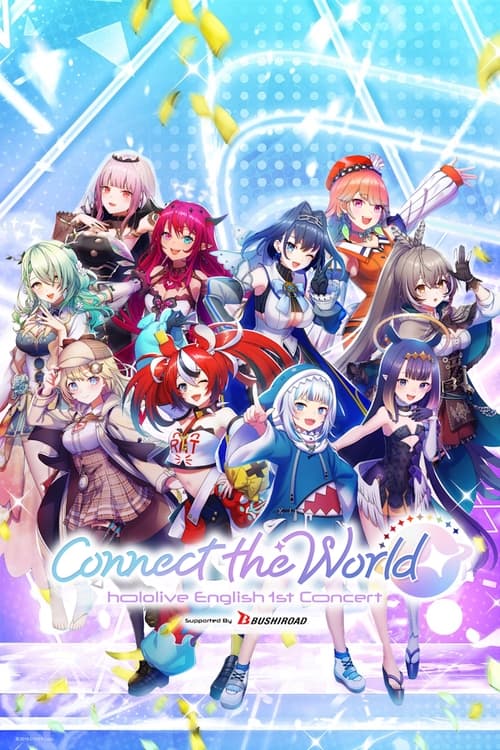 Poster Hololive English 1st Concert - Connect the World 2023